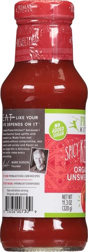 Primal Kitchen Unsweetened Spicy Ketchup Organic 11.3 oz