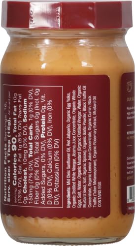 Truff Black Truffle Infused Spicy Mayonnaise 8 oz