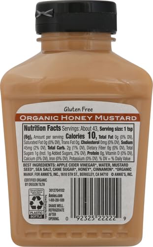 Annie's Naturals Organic Honey Mustard 9 oz