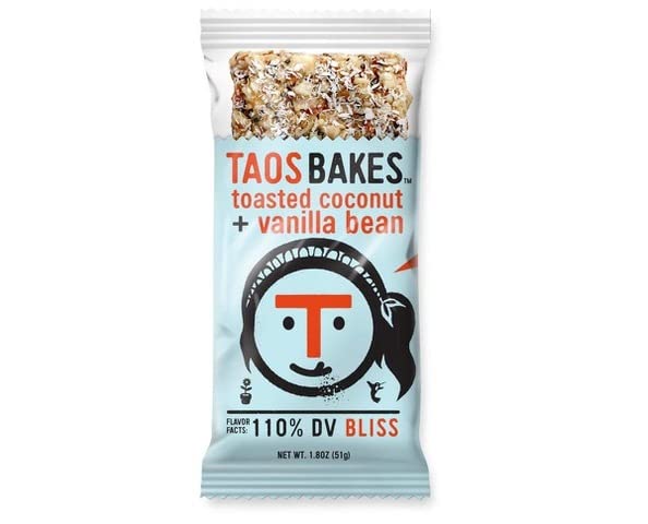 Taos Bakes  Bar Toasted Coconut Vanilla Bean   1.8 Oz