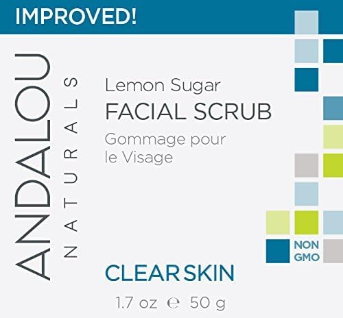 Andalou Naturals Clarifying Facial Scrub Lemon Sugar 1 Each 1.7 Oz