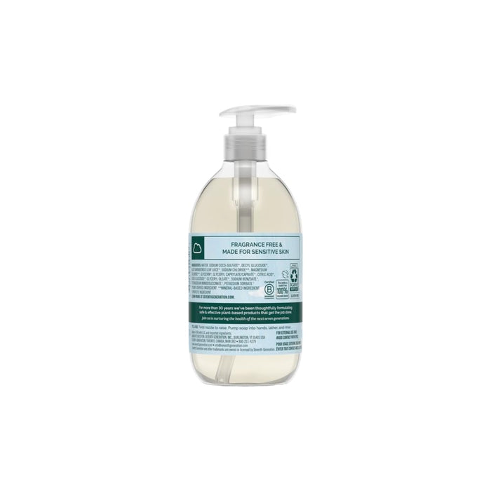 Seventh Generation  Hand Wash Natural Free Cln Unsc  12 Oz