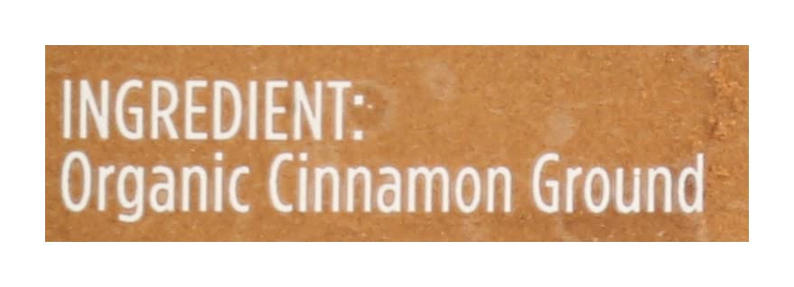 Spicely Organics  Cinnamon Ground Organic Spice  16 Oz