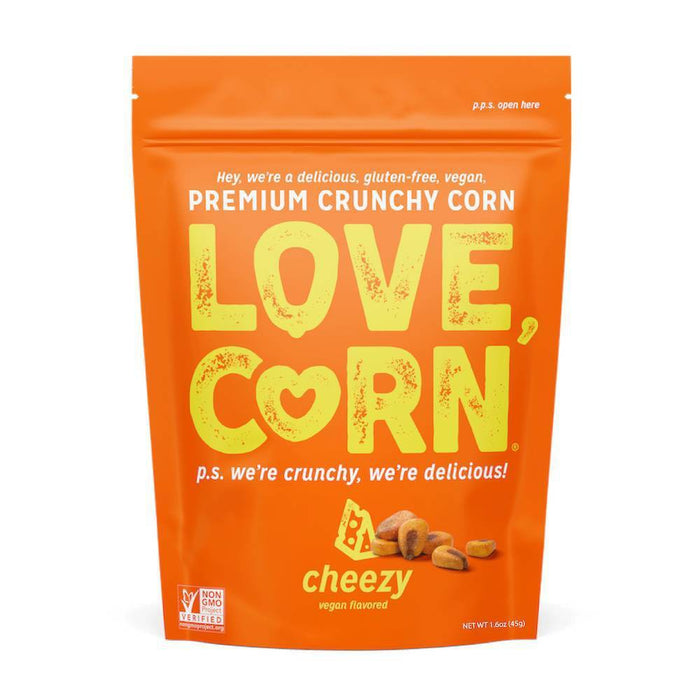 Love Corn  Roasted Corn Cheezy Snack  1.6 Oz