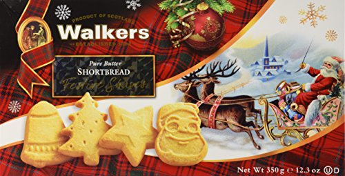 Walkers Shortbread  Pure Butter Shortbread Festive Shapes  12.3 Oz