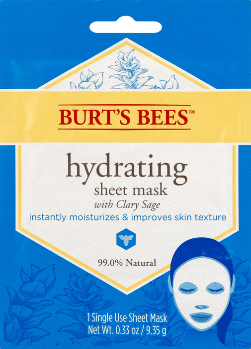 Burt'S Bees Hydrating Face Sheet Mask Pouch .33 Oz