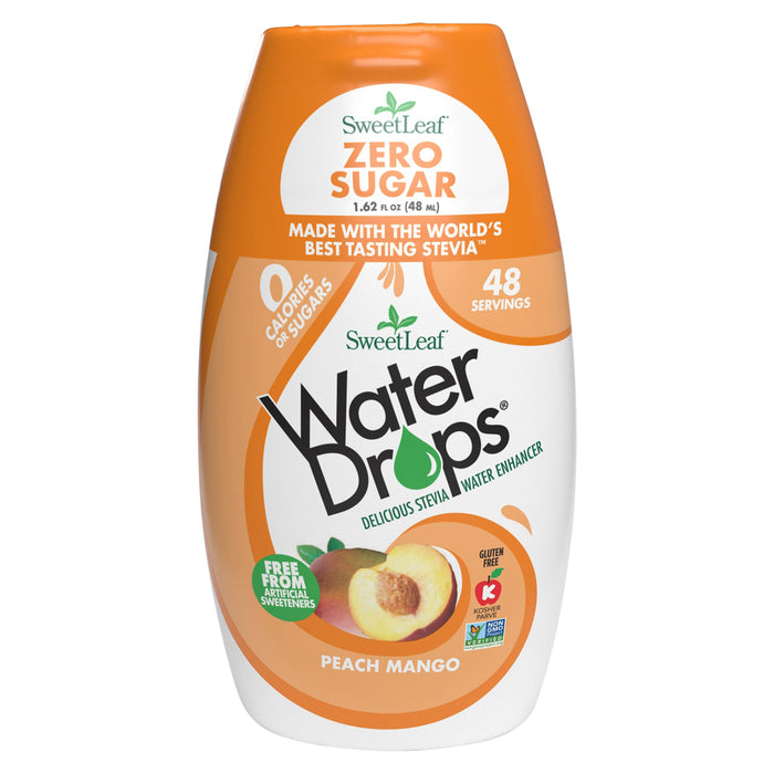 Sweetleaf  Water Drops Peach Mango  1 Each  1.62 Fl Oz