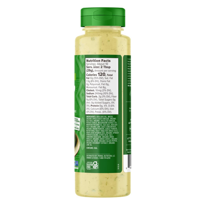 Primal Kitchen Avocado Lime Dipping Sauce 10 oz