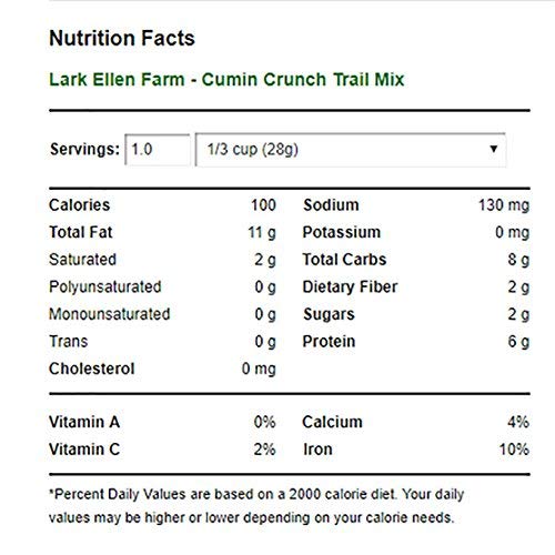 Lark Ellen Farm Organic Trail Mix Sweet Salty 8 oz