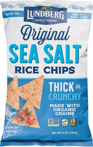 Lundberg Family Farms  Sea Salt Rice Chips  6 Oz