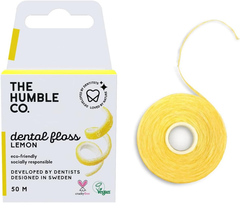 The Humble Co  Dental Floss Lemon  164 IN