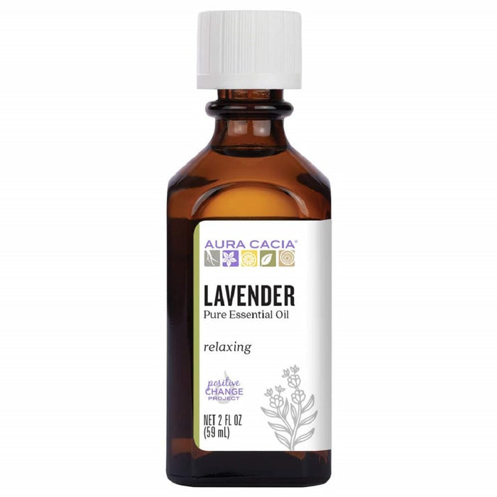 Aura Cacia  Pure Essential Oil Lavender  1 Each  2 Oz