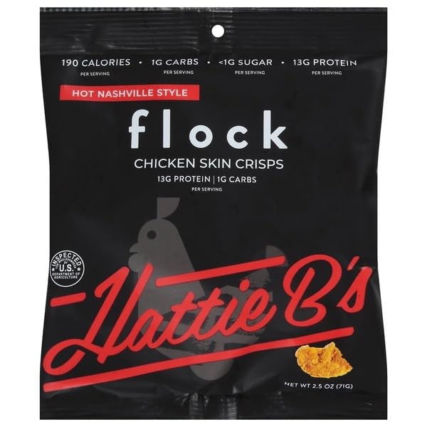 Flock Crsp Chkn Skin Hattie Bs 2.5 OZ