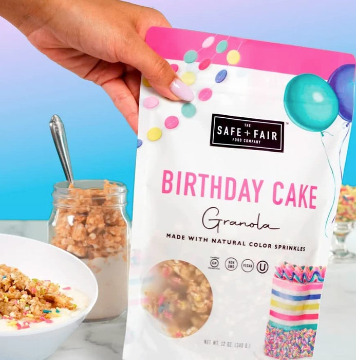 The Safe + Fair Food Company Granola Birthday Cake 12 OZ