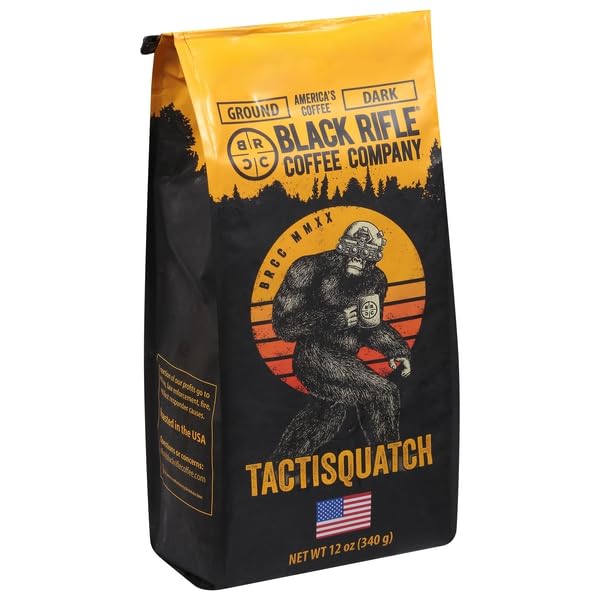 Black Rifle Dark Ground Tactisquatch Coffee 12 Ounce