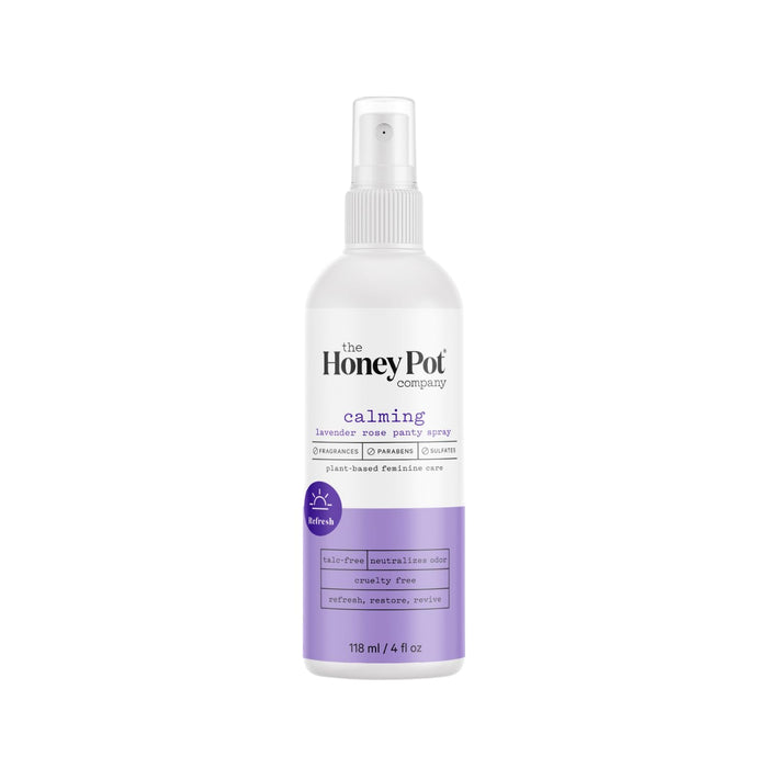 The Honey Pot Plant-Derived Deodorant Spray Lavender Rose 4 oz