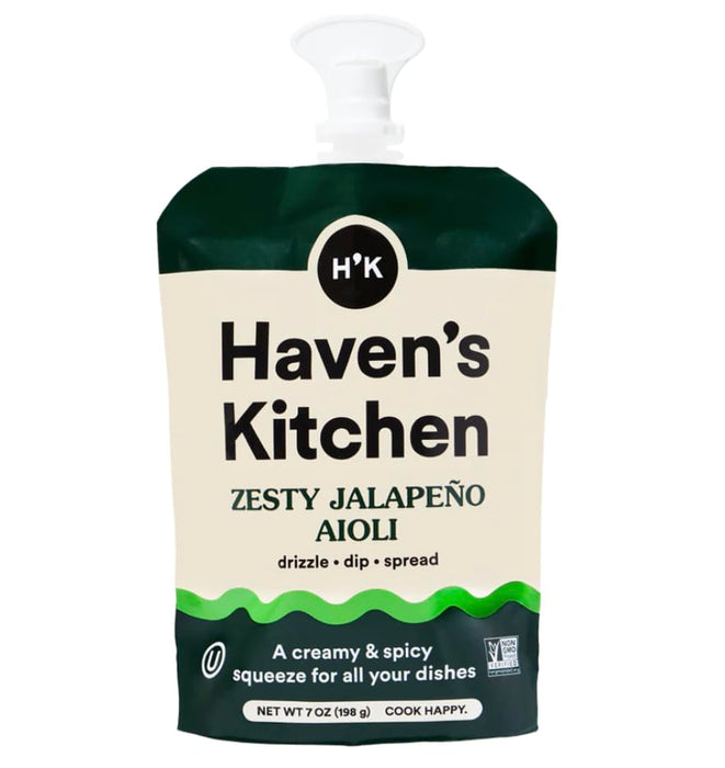 Haven's Kitchen Aioli Sauce Zesty Jalapeno Aioli 7 OZ