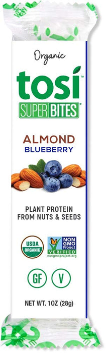 Tosi  Organic Superbites Almond Blueberry   4 Oz