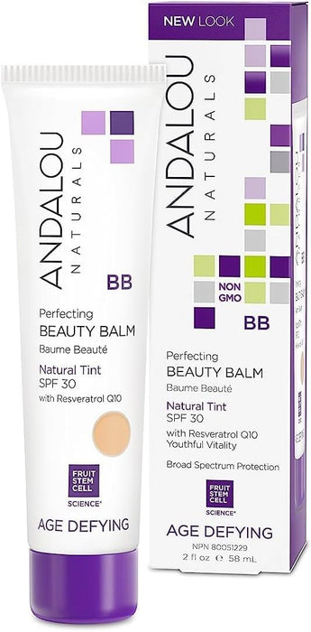 Andalou Naturals Perfecting Balm Age Defying Natural Tint Spf 30 2 Oz