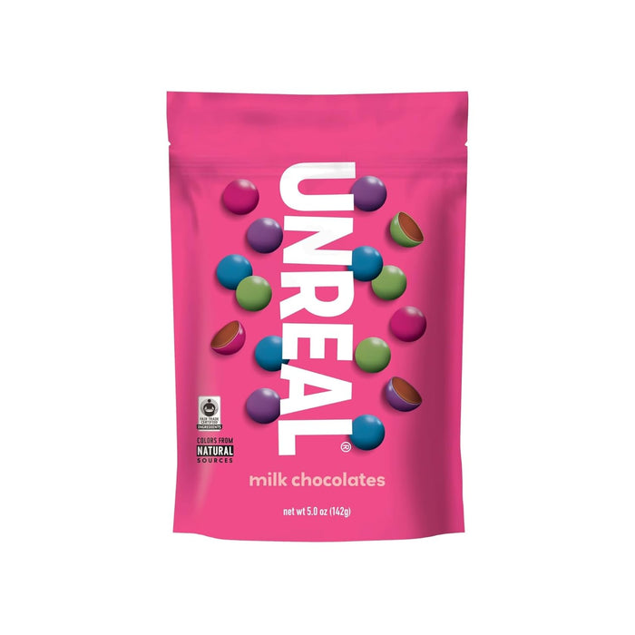 Unreal  Milk Chocolate Gems   5 Oz