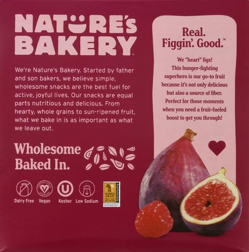 Nature'S Bakery  Stone Ground Whole Wheat Fig Bar Raspberry  6/2 Oz