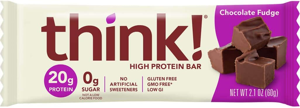 Think High Protein Bar Chocolate Fudge   2.1 Oz