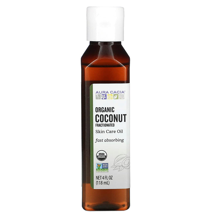 Aura Cacia  Coconut Fractionated Oil  1 Each  4 Oz