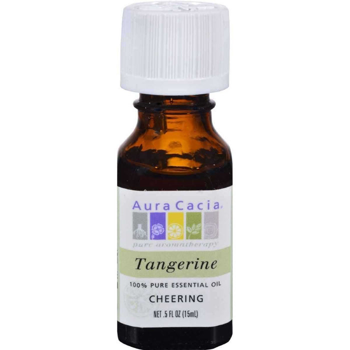 Aura Cacia  Pure Essential Oil Tangerine  1 Each  0.5 Oz