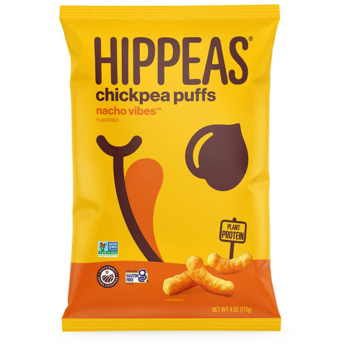 Hippeas Chkpea Puff Nacho Vibes 4 OZ