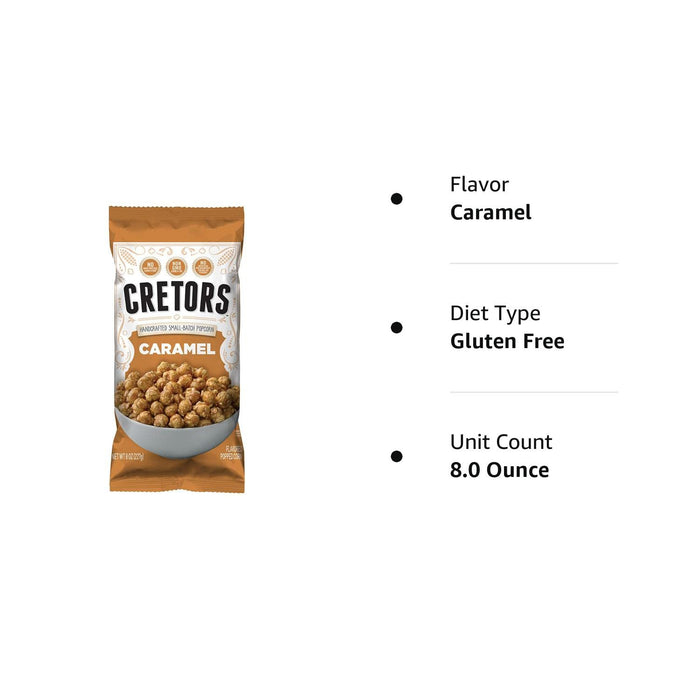 Cretors  Popcorn Just The Caramel  8 Oz