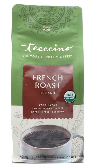 Teeccino  Herbal Coffee French Roast Maya Dark Roast   11 oz