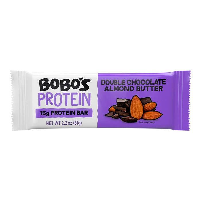 Bobo'S  Double Chocolate Almond Butter Protein Bar   2.2 Oz