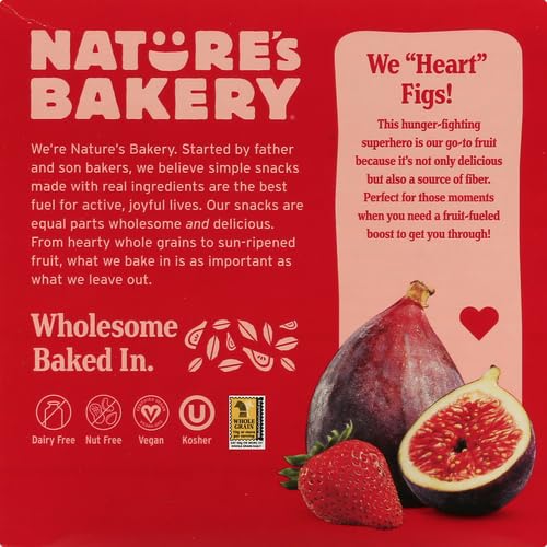 Nature'S Bakery  Stone Ground Whole Wheat Fig Bar Strawberry  6/2 Oz