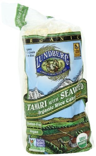 Lundberg Family Farms  Tamari With Seaweed Rice Cakes Organic  8.5 Oz