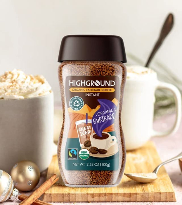 Highground  Organic Instant Coffee Fair Trade   3.53 oz