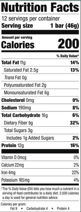 Raw Revolution  Bar Chocolate Chip Cookie Dough   1.6 Oz