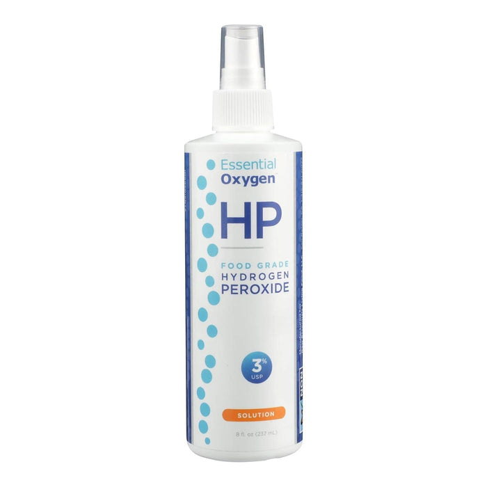 Essential Oxygen+  Hydrogen Peroxide 3% Food Grade Spray  1 Each  8 Oz