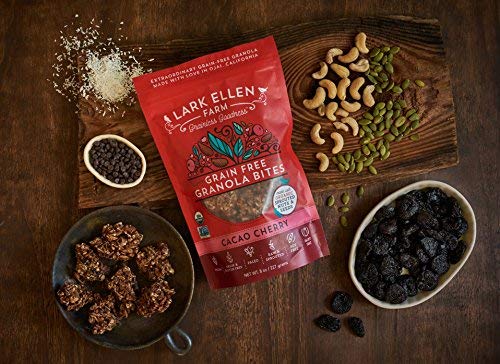 Lark Ellen Farm Organic Grain Free Granola Bites Cacao Cherry 8 oz