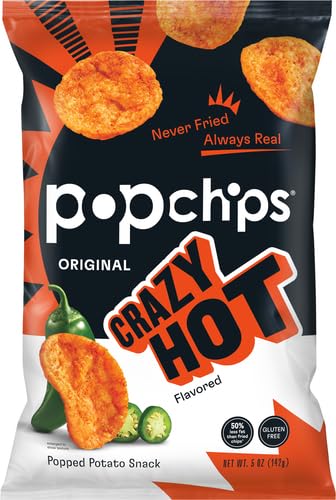 Popchips  Potato Chip Crazy Hot  5 Oz