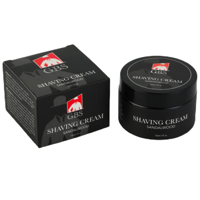 G.B.S Sandalwood Shaving Cream for Sensitive Skin 4 OZ