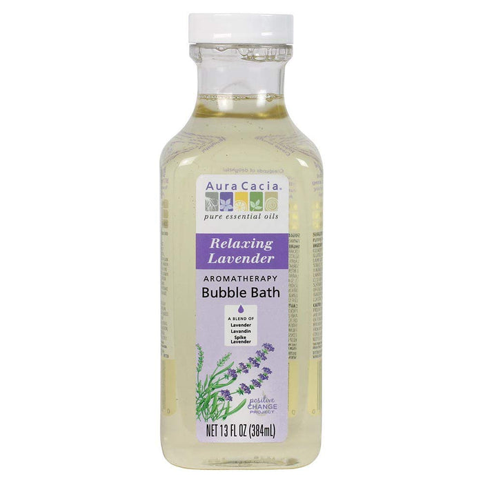 Aura Cacia Aromatherapy Bubble Bath Relaxing Lavender 13 Oz