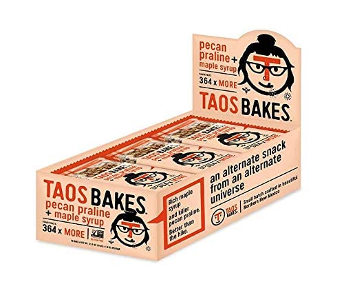 Taos Bakes  Pecan Praline And Maple Syrup Bar Pecan Praline And Maple Syrup   1.8 Oz