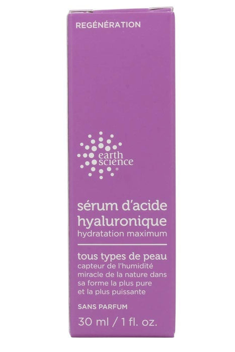 Earth Science  Maximum Hydration Serum Hyaluronic Acid  1 Each 1 Oz