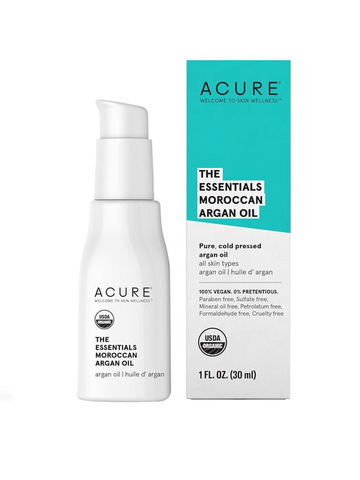 Acure  The Essentials Moroccan Argan Oil  1 Each  1 Oz