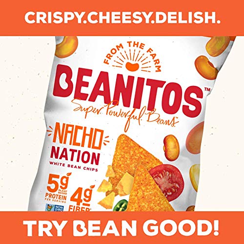 Beanitos  White Bean Chips Nacho Nation  4.5 Oz