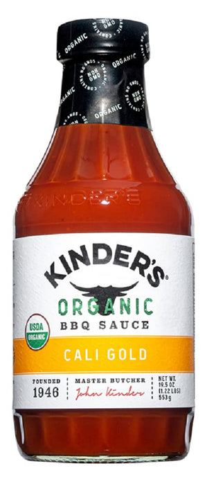 Kinder`s Organic California Gold BBQ Sauce 19 oz