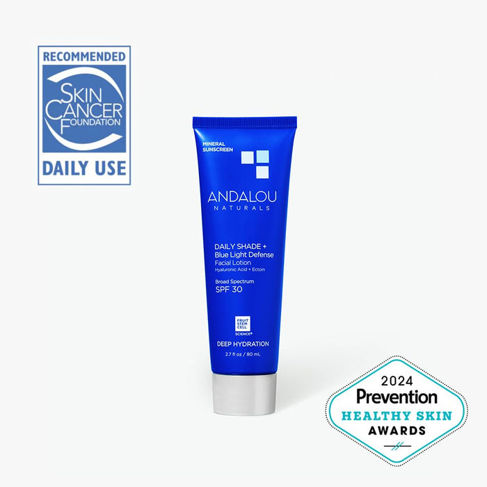 Andalou Naturals Deep Hydration Shade + Blue Light Defense Lotion 2.7 Oz