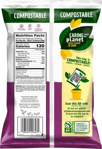 Off The Eaten Path  Chickpea Veggie Crisps  6.25 Oz