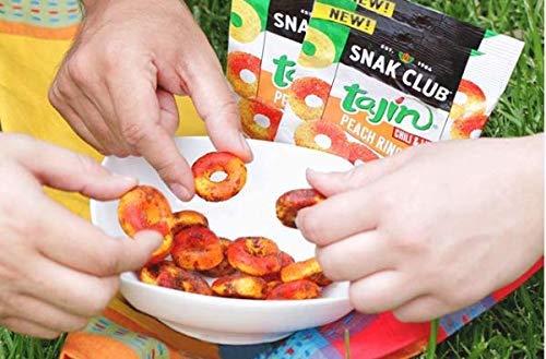 Snak Club Tajin Chili & Lime Peach Rings 5 oz