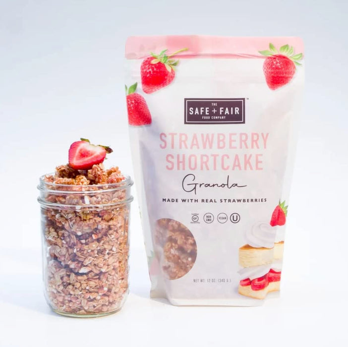 The Safe + Fair Food Company Granola Strwbry Shrtcake 12 OZ